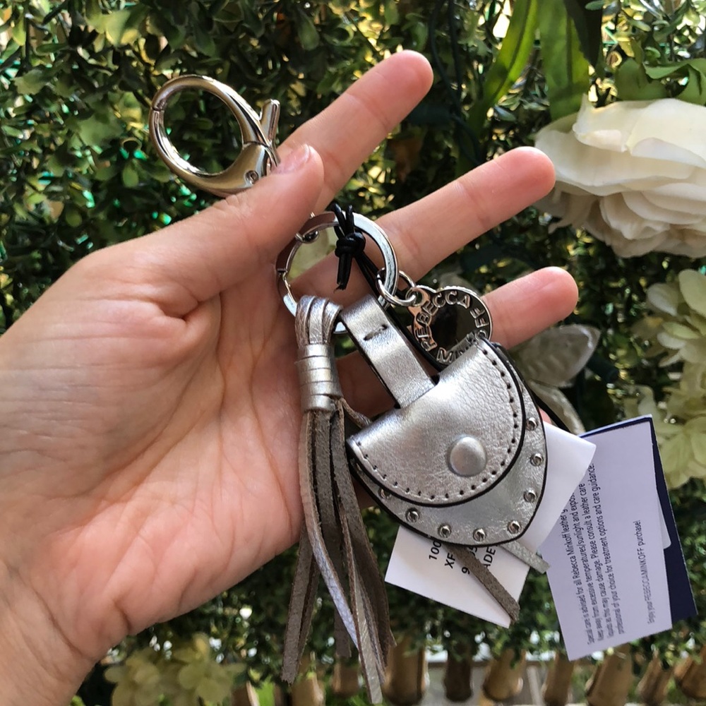 New! Rebecca Minkoff Leather Keychain 🌺 - Picture 2 of 4